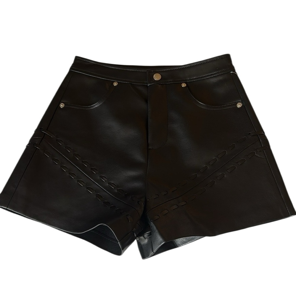 BLANKNYC Faux Leather  Shorts - Picture 5 of 12